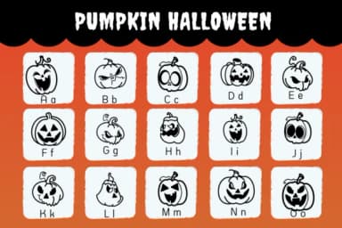 Pumpkin Halloween by Natchuta — Dingbats Font — thumbnail 2