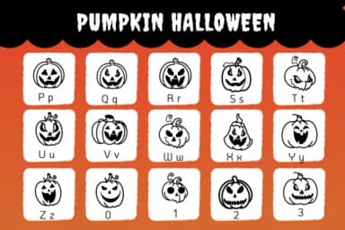 Pumpkin Halloween by Natchuta — Dingbats Font — thumbnail 3
