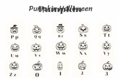 Pumpkin Halloween by Ketsarin — Dingbats Font — thumbnail 3
