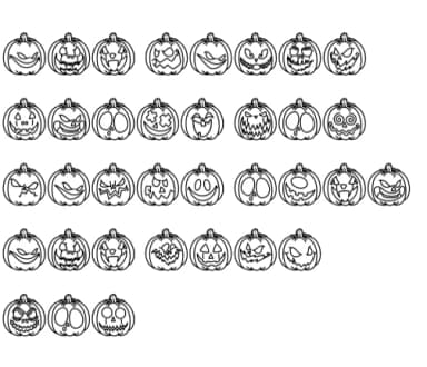 Pumpkin Halloween by Chonada — Dingbats Font — thumbnail 8