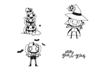 Pumpkin Peeps Dingbats by Illustration Ink — Dingbats Font — thumbnail 5