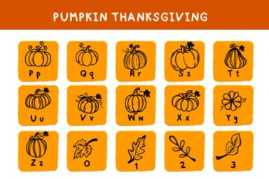 Pumpkin Thanksgiving by Bee piyanuch — Dingbats Font — thumbnail 3