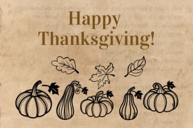 Pumpkin Thanksgiving by Bee piyanuch — Dingbats Font — thumbnail 5