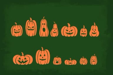 Pumpkins Are Cool by Misti — Dingbats Font — thumbnail 4
