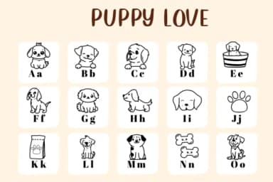 Puppy Love by CHANOK — Dingbats Font — thumbnail 2
