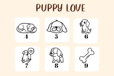 Puppy Love by CHANOK — Dingbats Font — thumbnail 4