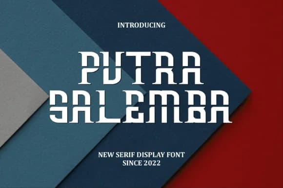 Putrasalemba by riotama85 — Slab Serif Font
