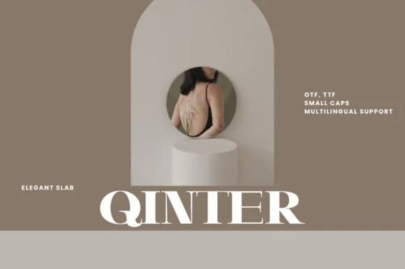 Qinter by Minimalistartstudio — Slab Serif Font