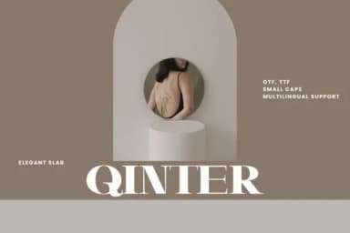 Qinter by Minimalistartstudio — Slab Serif Font — thumbnail 1