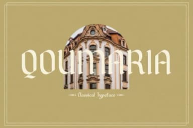 Qoumaria by typelinestudio — Slab Serif Font — thumbnail 1