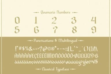 Qoumaria by typelinestudio — Slab Serif Font — thumbnail 6