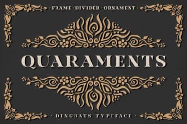 Quaraments by GorgezCreations — Dingbats Font — thumbnail 1