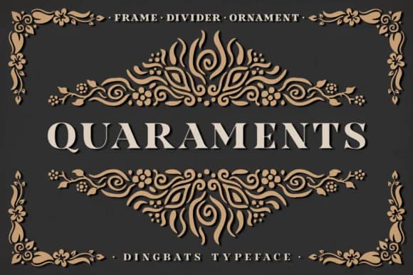Quaraments by GorgezCreations — Dingbats Font