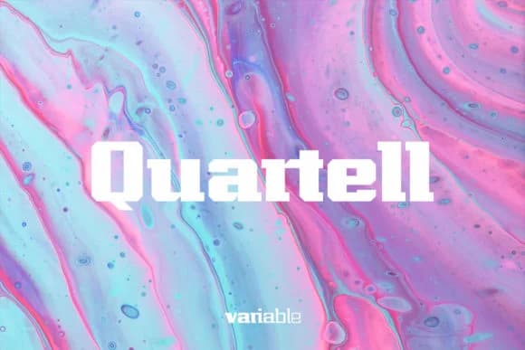 Quartell Variable by NREY — Slab Serif Font
