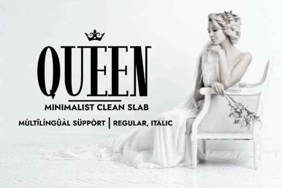Queen by Minimalistartstudio — Slab Serif Font