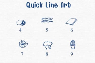 Quick Line Art by Sontaya — Dingbats Font — thumbnail 4