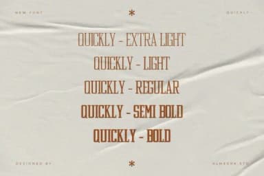 Quickly by Almeera Studio — Slab Serif Font — thumbnail 8