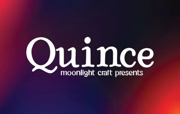 Quince by moonlight craft — Slab Serif Font