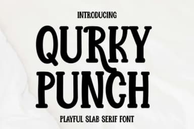 Quirky Punch by Rvandtype — Slab Serif Font — thumbnail 1