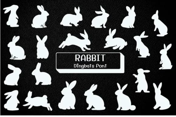 Rabbit by Ketsarin — Dingbats Font
