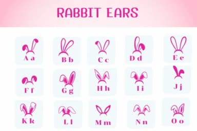 Rabbit Ears by Ketsarin — Dingbats Font — thumbnail 2