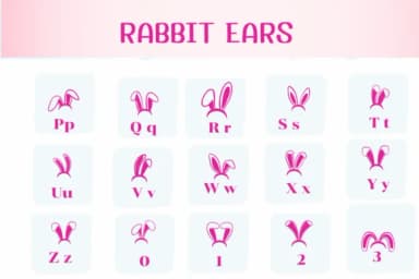 Rabbit Ears by Ketsarin — Dingbats Font — thumbnail 3