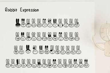 Rabbit Expression by Ciriative — Dingbats Font — thumbnail 2