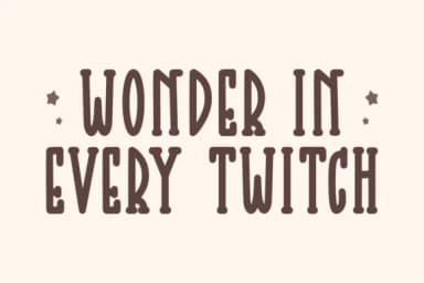 Rabbit Whimsy by CraftedType Studio — Slab Serif Font — thumbnail 2