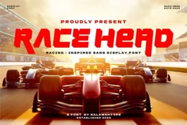 Race Head by salamahtype — Slab Serif Font — thumbnail 1