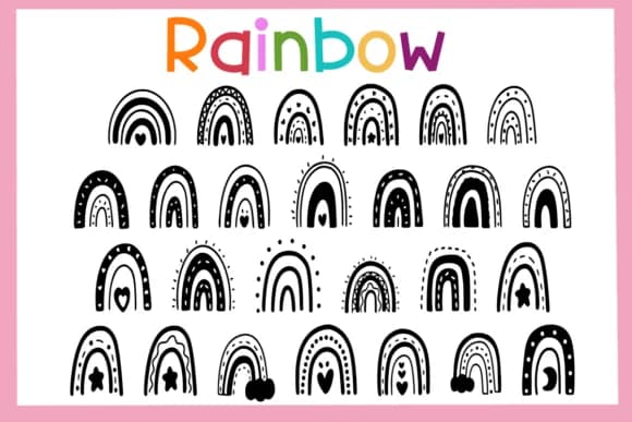 Rainbow by Foam-Design Store — Dingbats Font