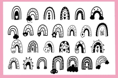 Rainbow by Foam-Design Store — Dingbats Font — thumbnail 3