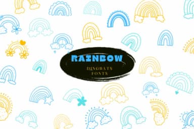Rainbow by Suphitchaya — Dingbats Font — thumbnail 1