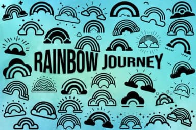 Rainbow Journey by MOMAT THIRTYONE — Dingbats Font — thumbnail 1