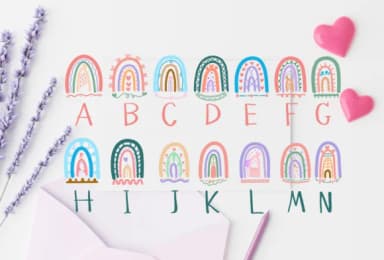Rainbow Sweet Heart by Itme_digitalart — Dingbats Font — thumbnail 2