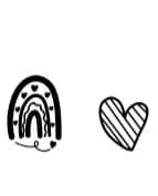 Rainbow Sweet Heart by Itme_digitalart — Dingbats Font — thumbnail 6