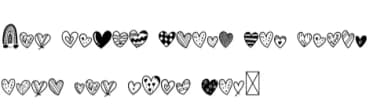 Rainbow Sweet Heart by Itme_digitalart — Dingbats Font — thumbnail 7