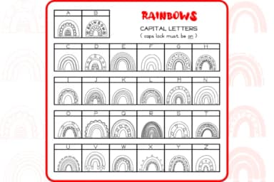 Rainbows Dingbats by WADLEN — Dingbats Font — thumbnail 2