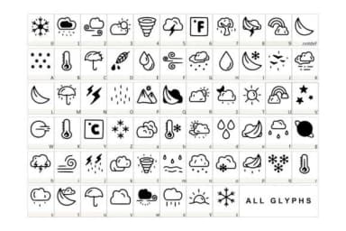 Rainy Season by YandiDesigns — Dingbats Font — thumbnail 2