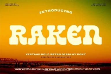 Raken by salamahtype — Slab Serif Font — thumbnail 1