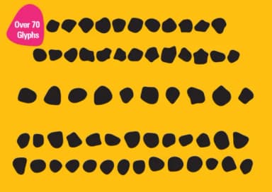 Random Blobs 1 by GraphicsBam Fonts — Dingbats Font — thumbnail 2