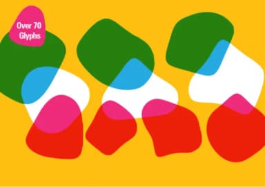 Random Blobs 1 by GraphicsBam Fonts — Dingbats Font — thumbnail 3