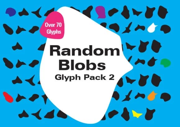 Random Blobs 2 by GraphicsBam Fonts — Dingbats Font