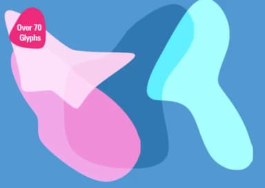 Random Blobs 2 by GraphicsBam Fonts — Dingbats Font — thumbnail 4