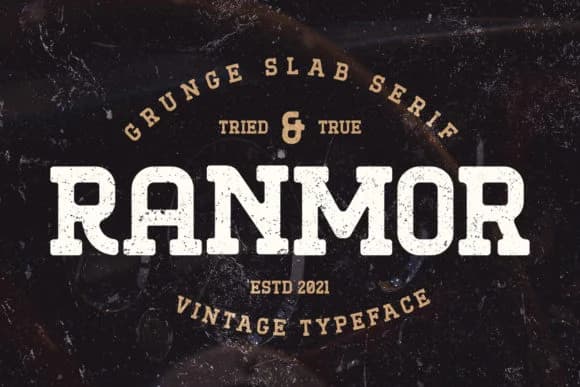 Ranmor by Arterfak Project — Slab Serif Font