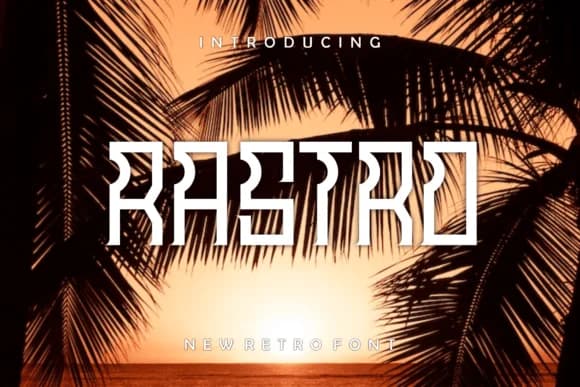 Rastro by prayoga_std — Slab Serif Font