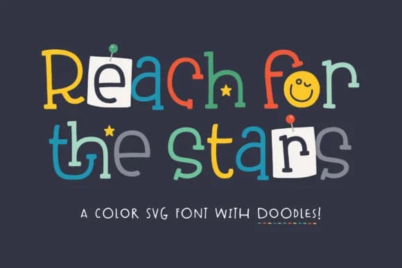 Reach for the Stars by Denise Chandler — Slab Serif Font