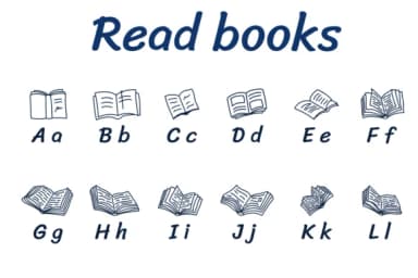 Read Books by Chonada — Dingbats Font — thumbnail 2