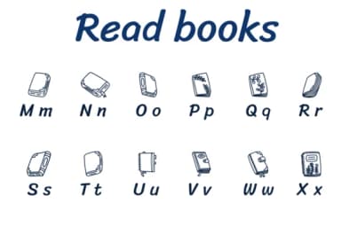 Read Books by Chonada — Dingbats Font — thumbnail 3