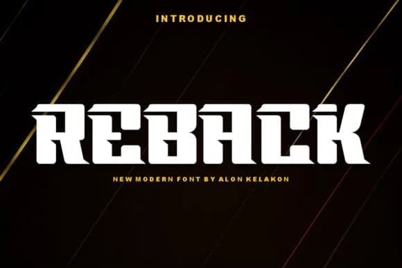 Reback by alonkelakon — Slab Serif Font