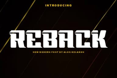 Reback by alonkelakon — Slab Serif Font — thumbnail 1